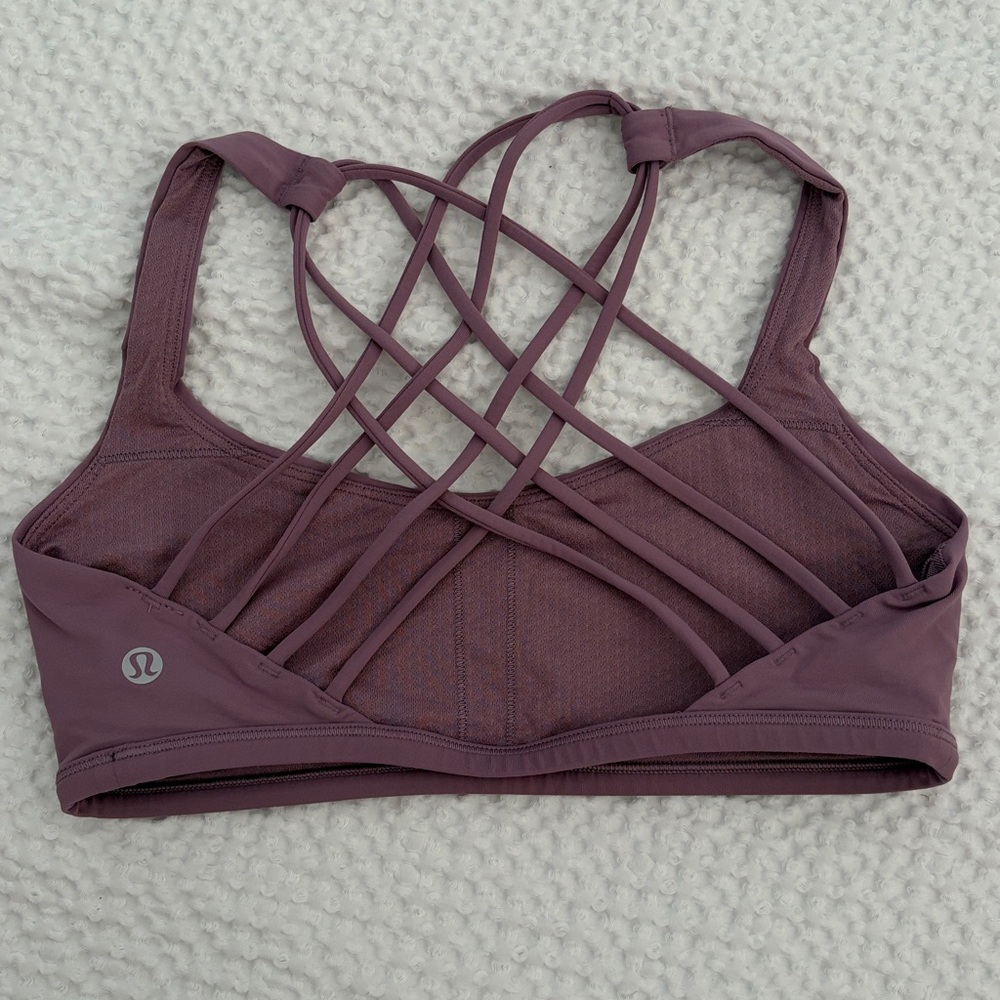 Lululemon Mauve Free to Be Sports Bra
